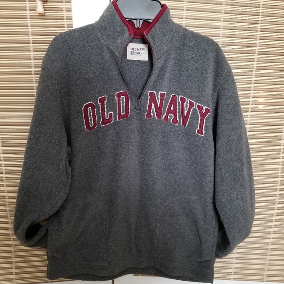 Old Navy Boys 1/4 Zip Fleece  Pullover - Picture 4 of 5